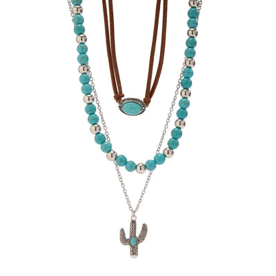 Turquoise Desert Layered Necklace
