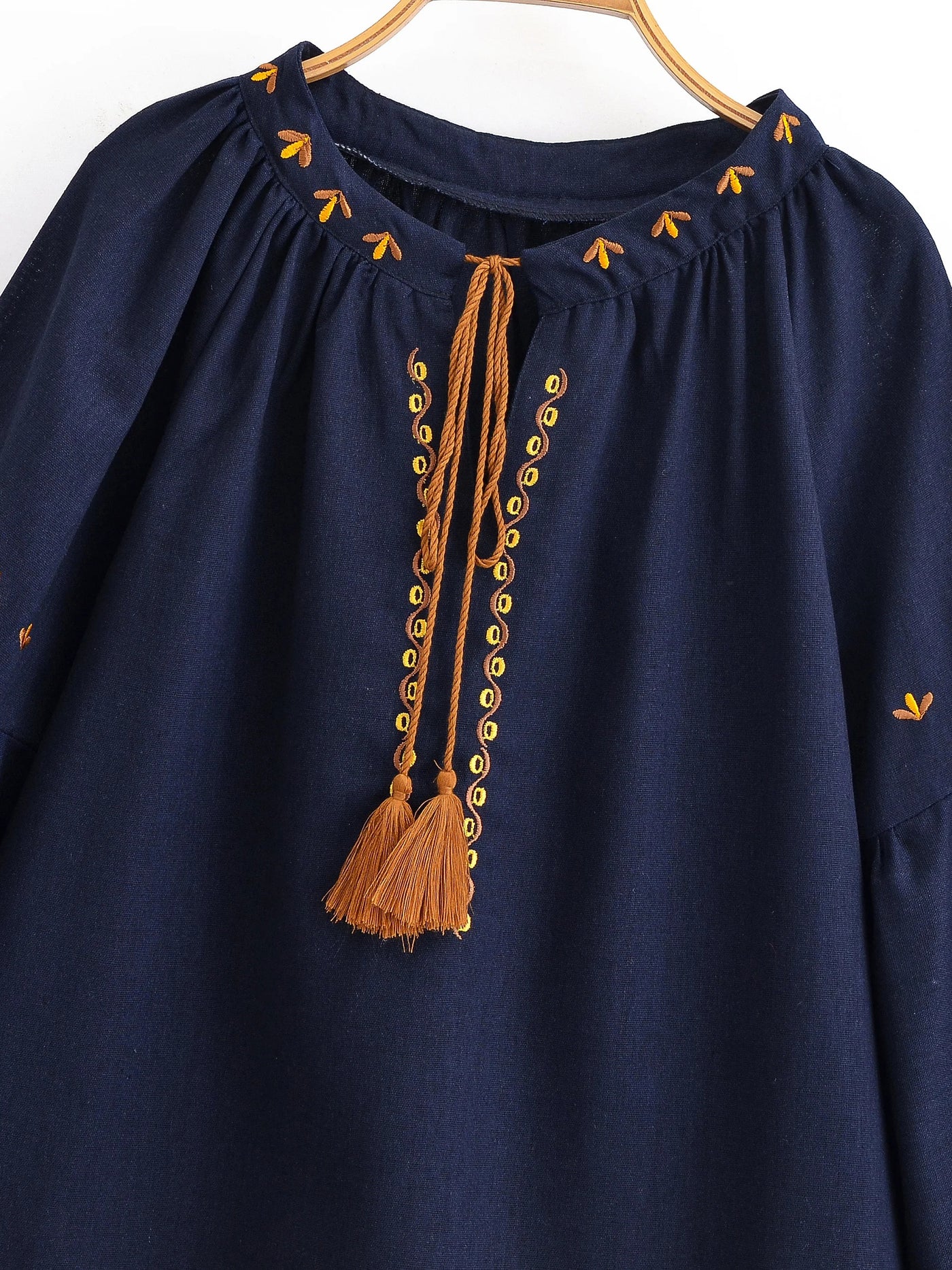 Tierra Boho Embroidered Blouse