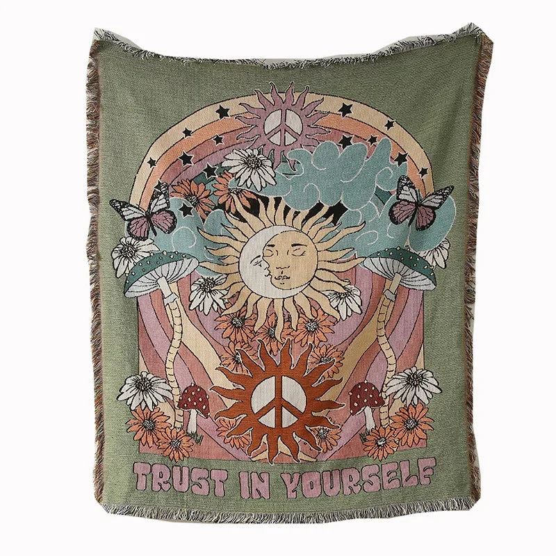 Trust In Yourself Throw Blanket