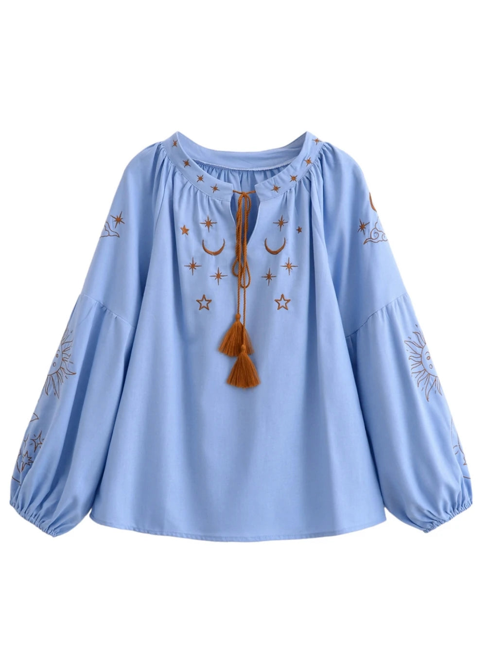 Noctura Celestial Embroidered Blouse