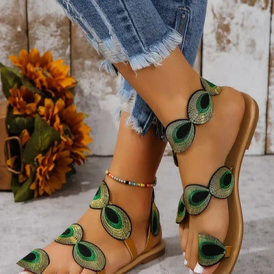 Peacock Sandals