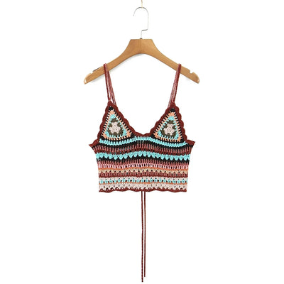 Melisande Crochet Crop Top