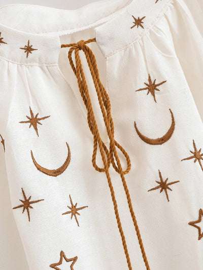 Noctura Celestial Embroidered Blouse