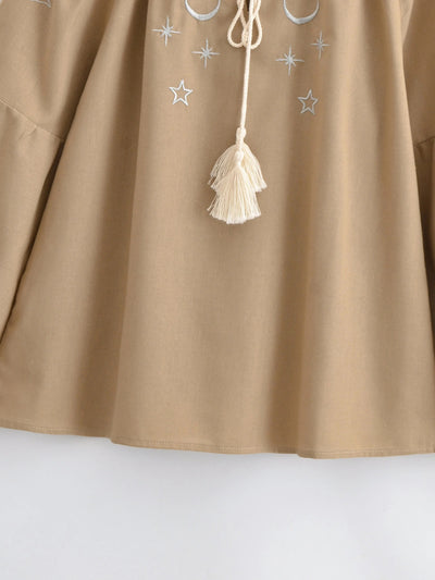 Noctura Celestial Embroidered Blouse