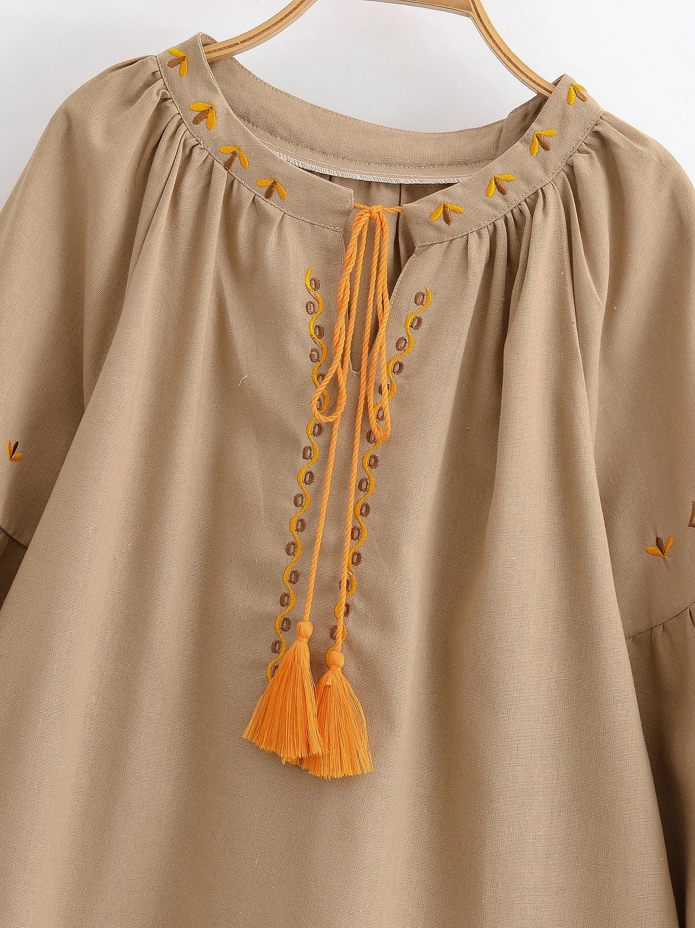 Tierra Boho Embroidered Blouse