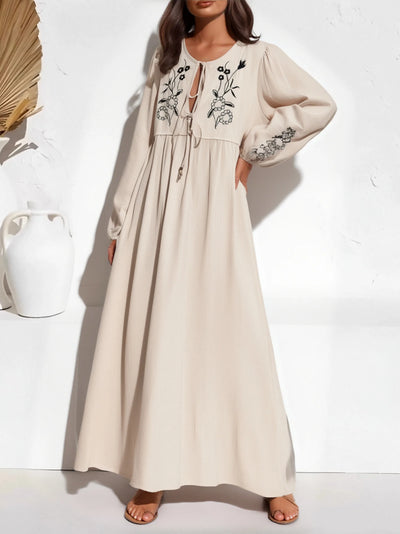 Florisa Embroidered Boho Dress
