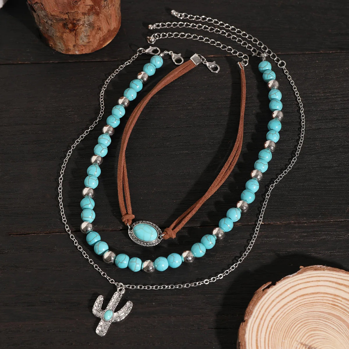 Turquoise Desert Layered Necklace