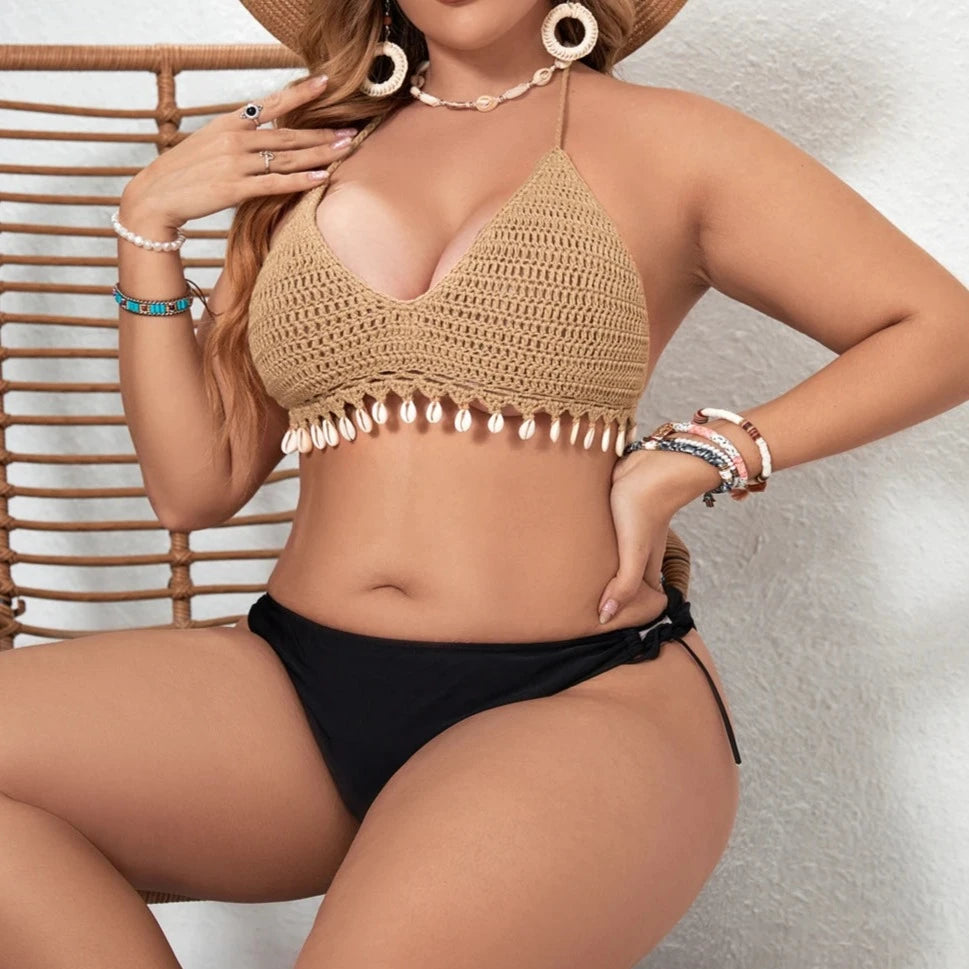 Plus Size Elysia Crochet Bikini Top