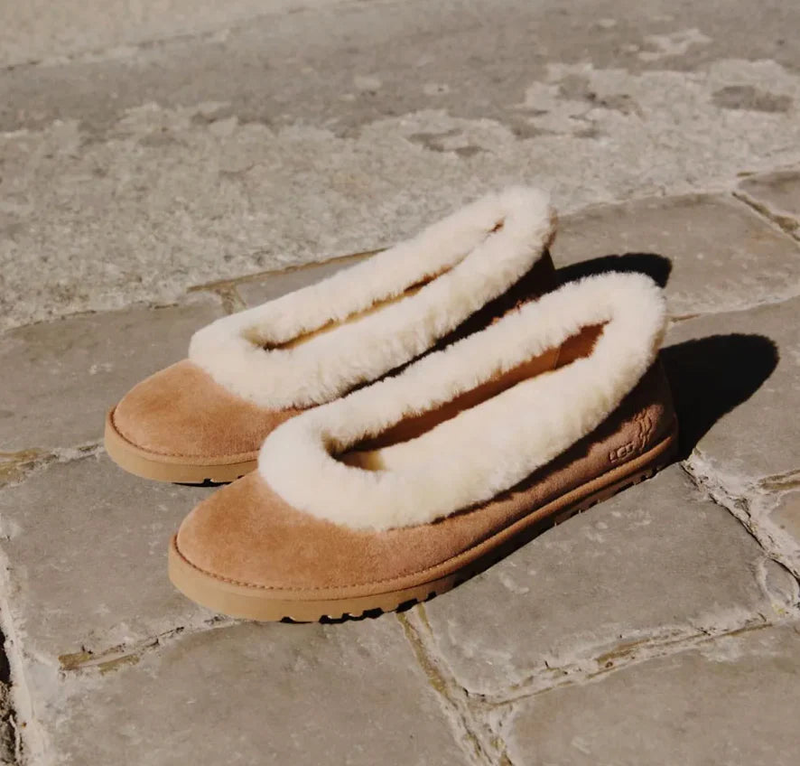 Ceilia Fleece Ballet Flats