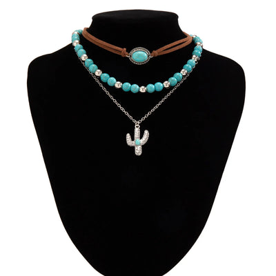 Turquoise Desert Layered Necklace