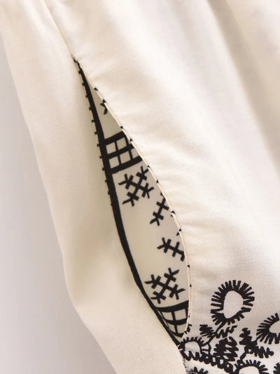 Varinia Boho High-Waist Shorts