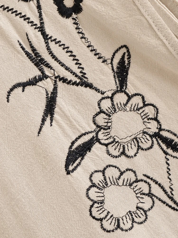 Florisa Embroidered Boho Dress