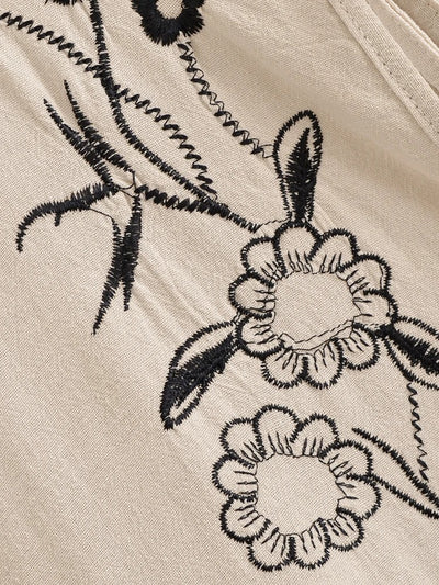 Florisa Embroidered Boho Dress
