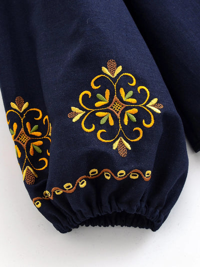 Tierra Boho Embroidered Blouse