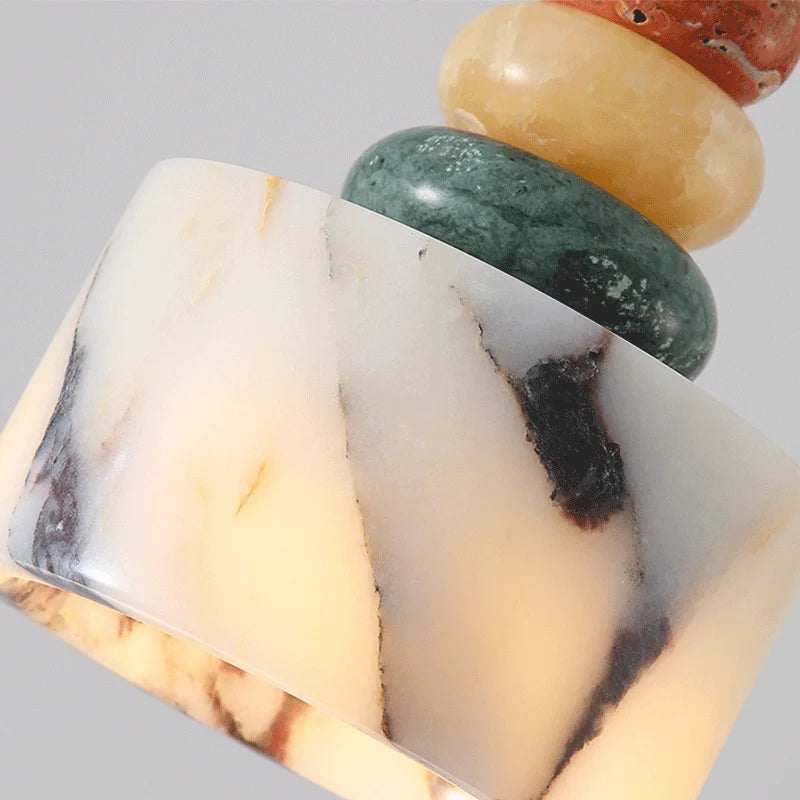 Stacked Stone Aura Pendant