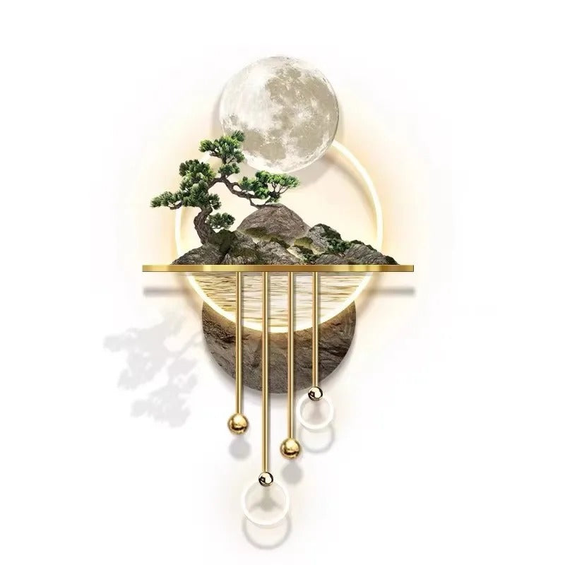 Lunar Serenity Bloom Wall Light