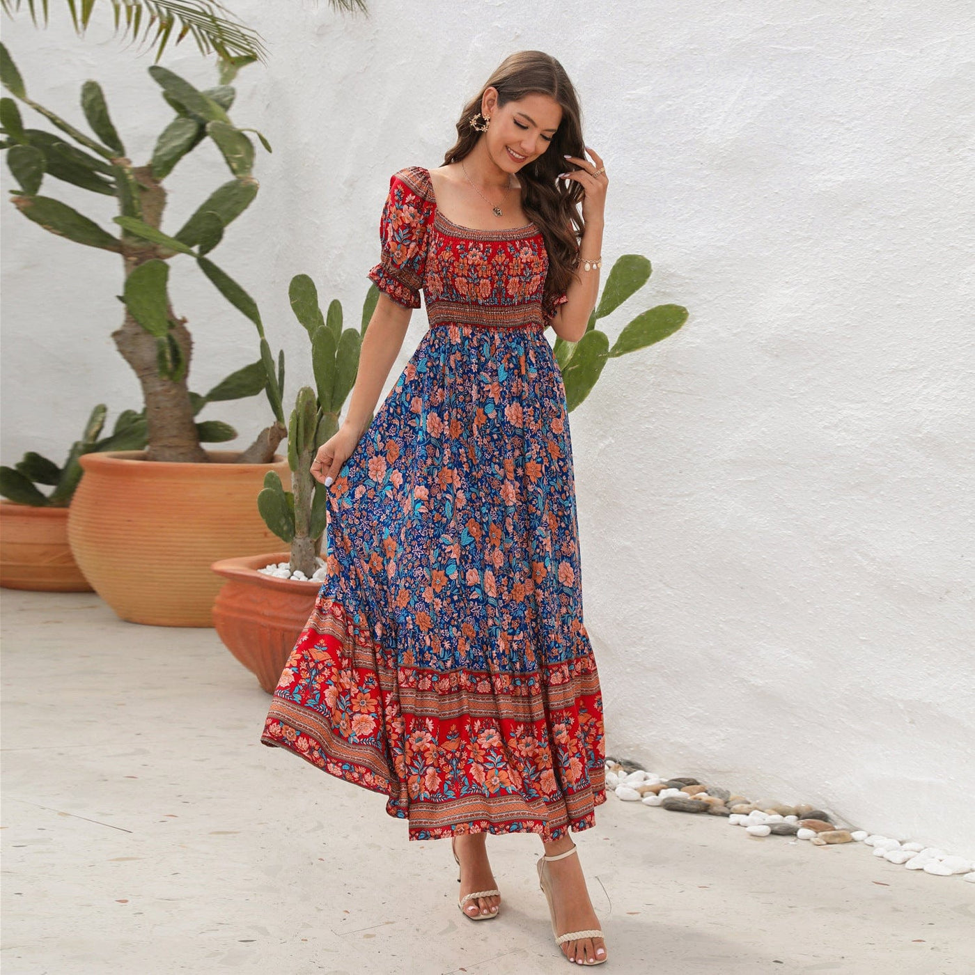 AIYOYA Jenna Boho Maxi Dress