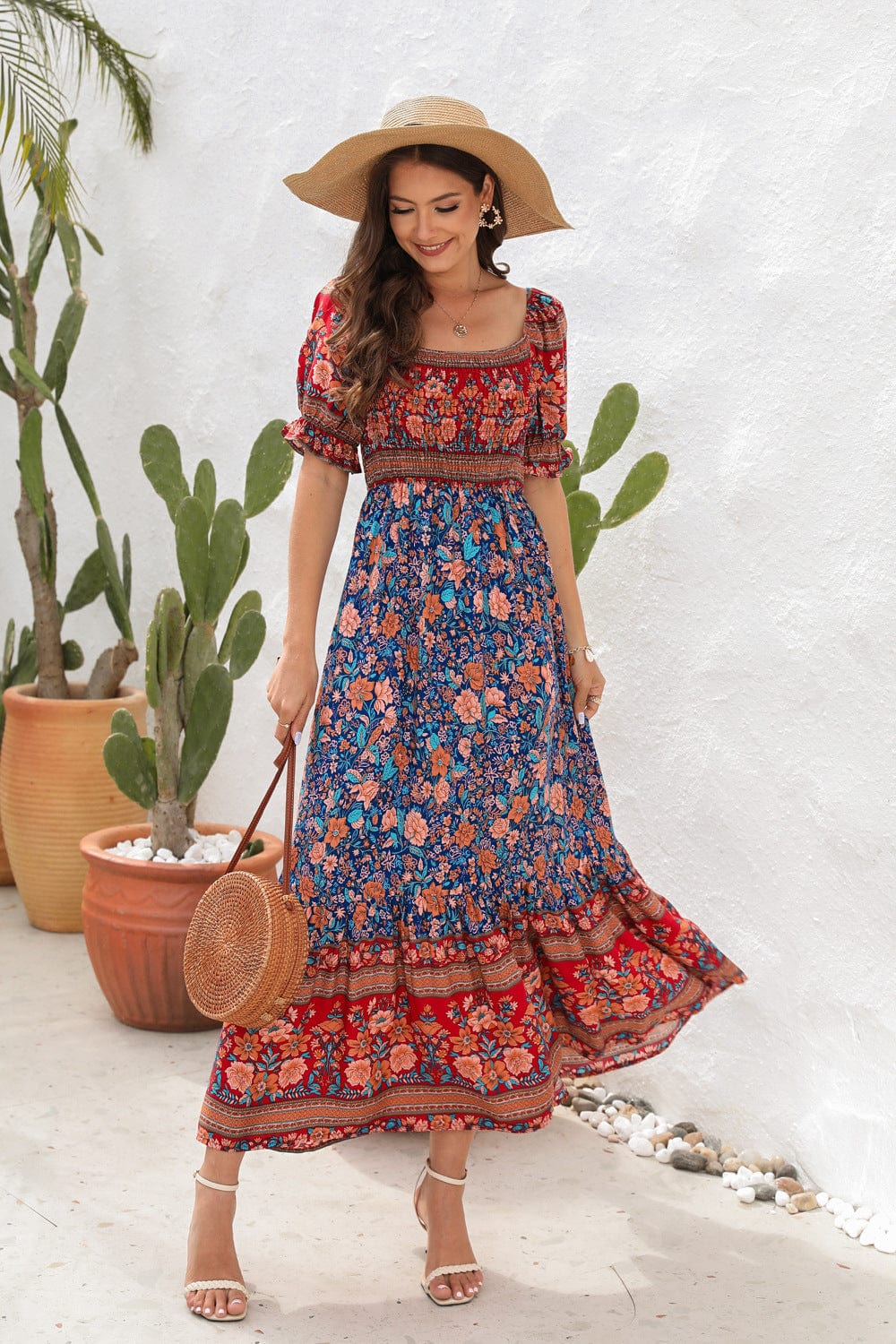 AIYOYA Jenna Boho Maxi Dress