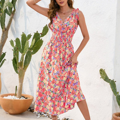 AIYOYA Orchid Boho Maxi Dress