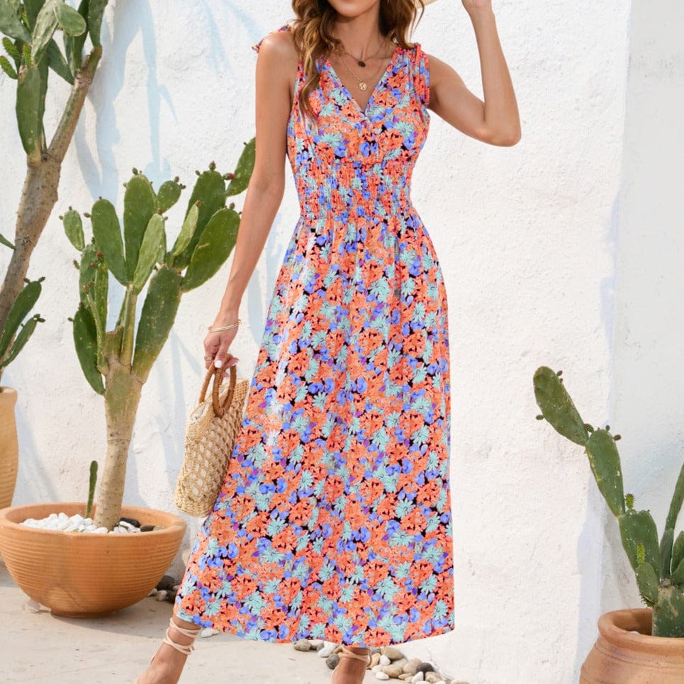 AIYOYA Orchid Boho Maxi Dress