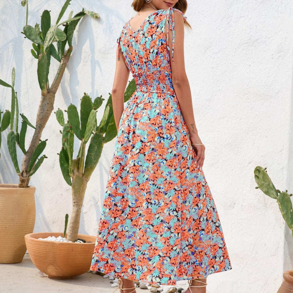 AIYOYA Orchid Boho Maxi Dress