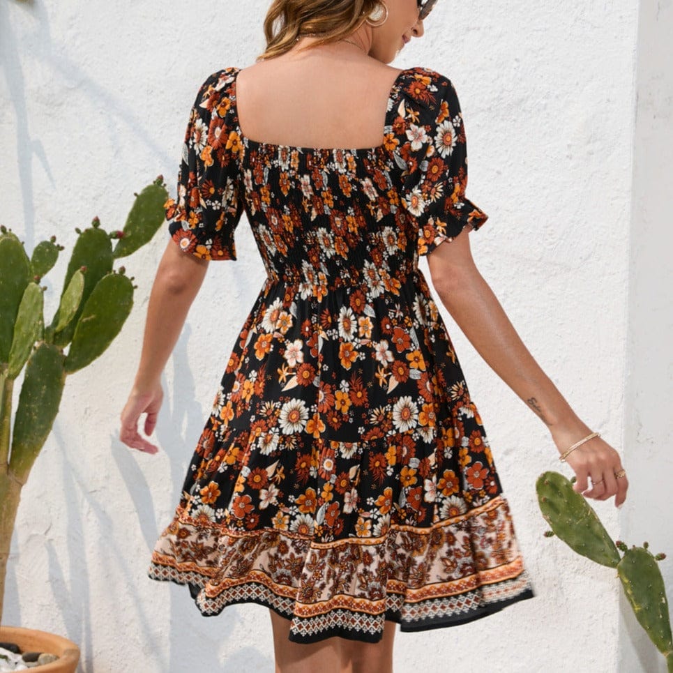 AIYOYA Quinley Boho Mini Dress