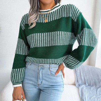 BAGIISA S / Green Anastasia Knitted Sweater