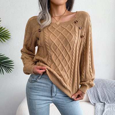 BAGIISA S / Khaki Melaina Knitted Sweater