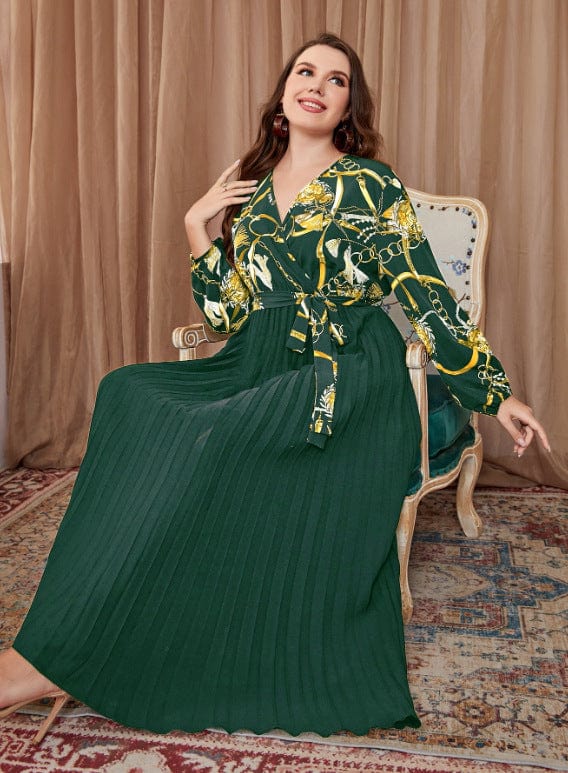 Citistore Plus Size Camellia Boho Maxi Dress