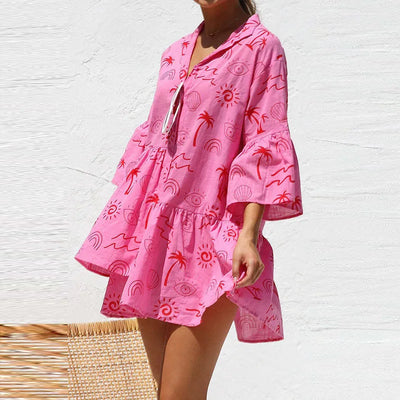 Capri Shirt Mini Dress