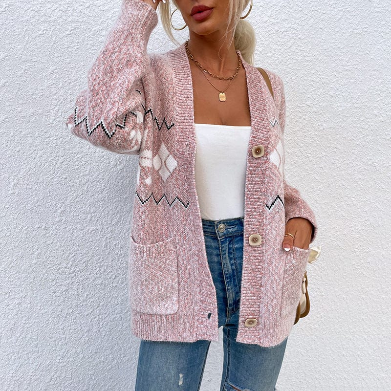 DRAZZLE S / Pink Ismene Cardigan