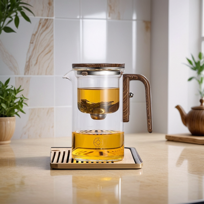 Magic Pot Heat-Resistant Glass Teapot