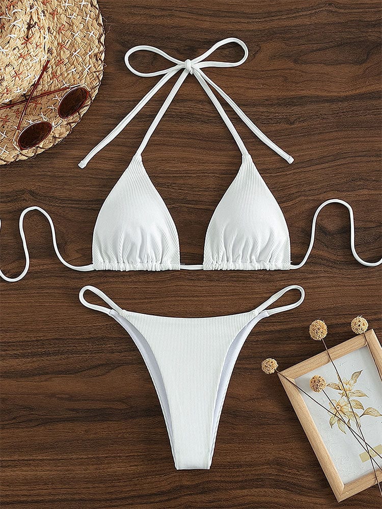 Freedeo S / White Althea Bikini Set