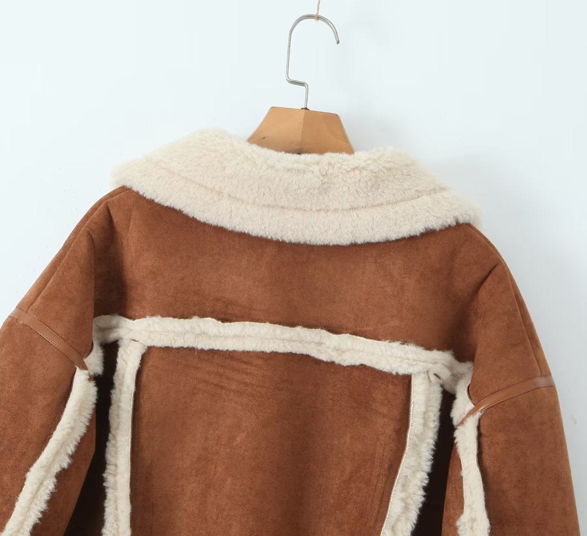 GoodMe Maillard Horn Button Lamb Wool Coat for Women Autumn Winter Korean Sexy Suede Warm Jacket Top