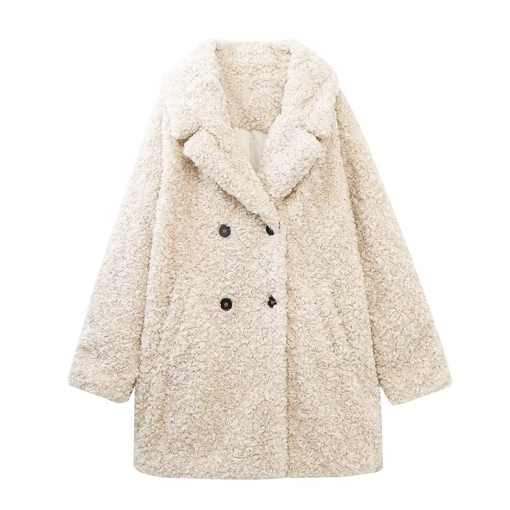 Howe XS / White Faux Fur Longline Coat