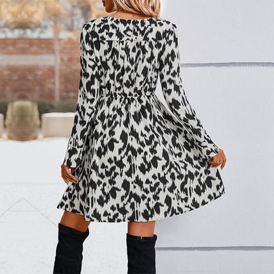 HUNDRED Electra Leopard Print Dress
