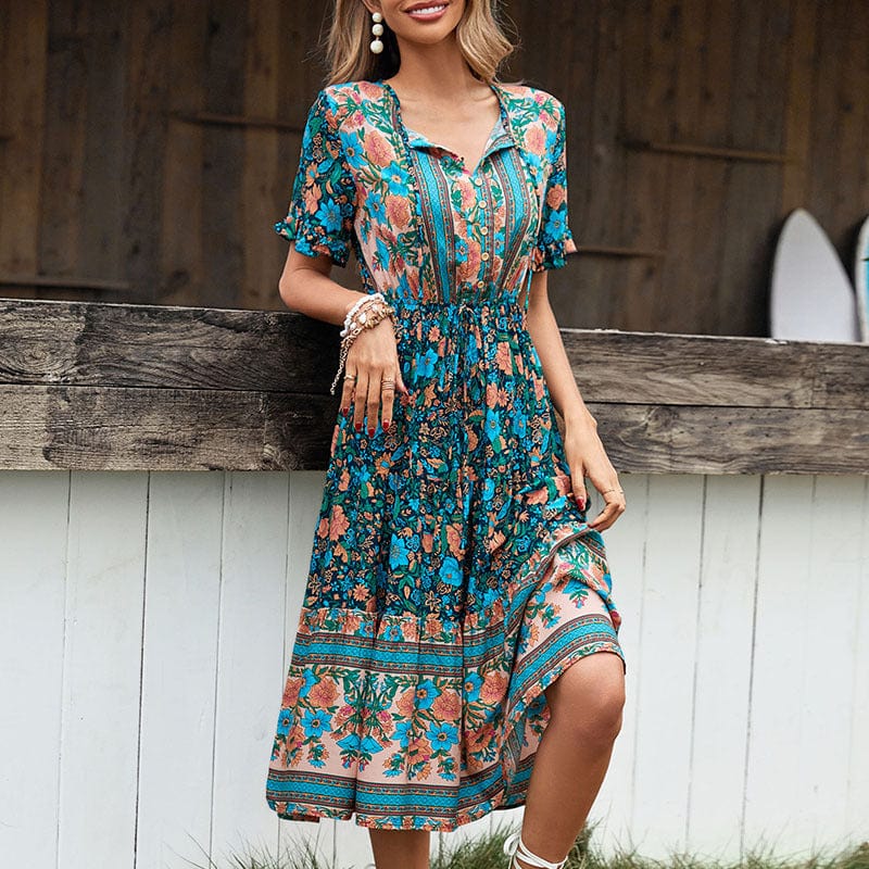 Boho midi on sale