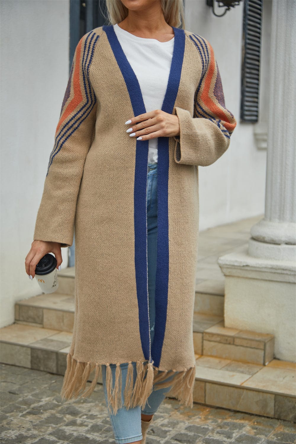 PettiCloth Kismet Geometric Cardigan Coat