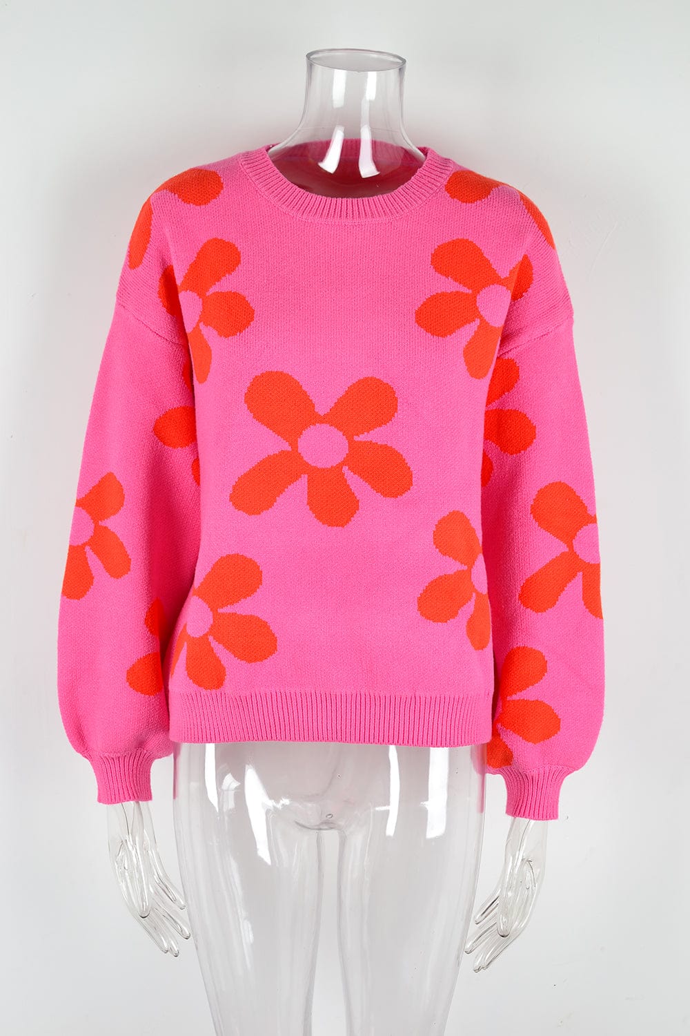 PettiCloth S / Coral Red Melani Sweater