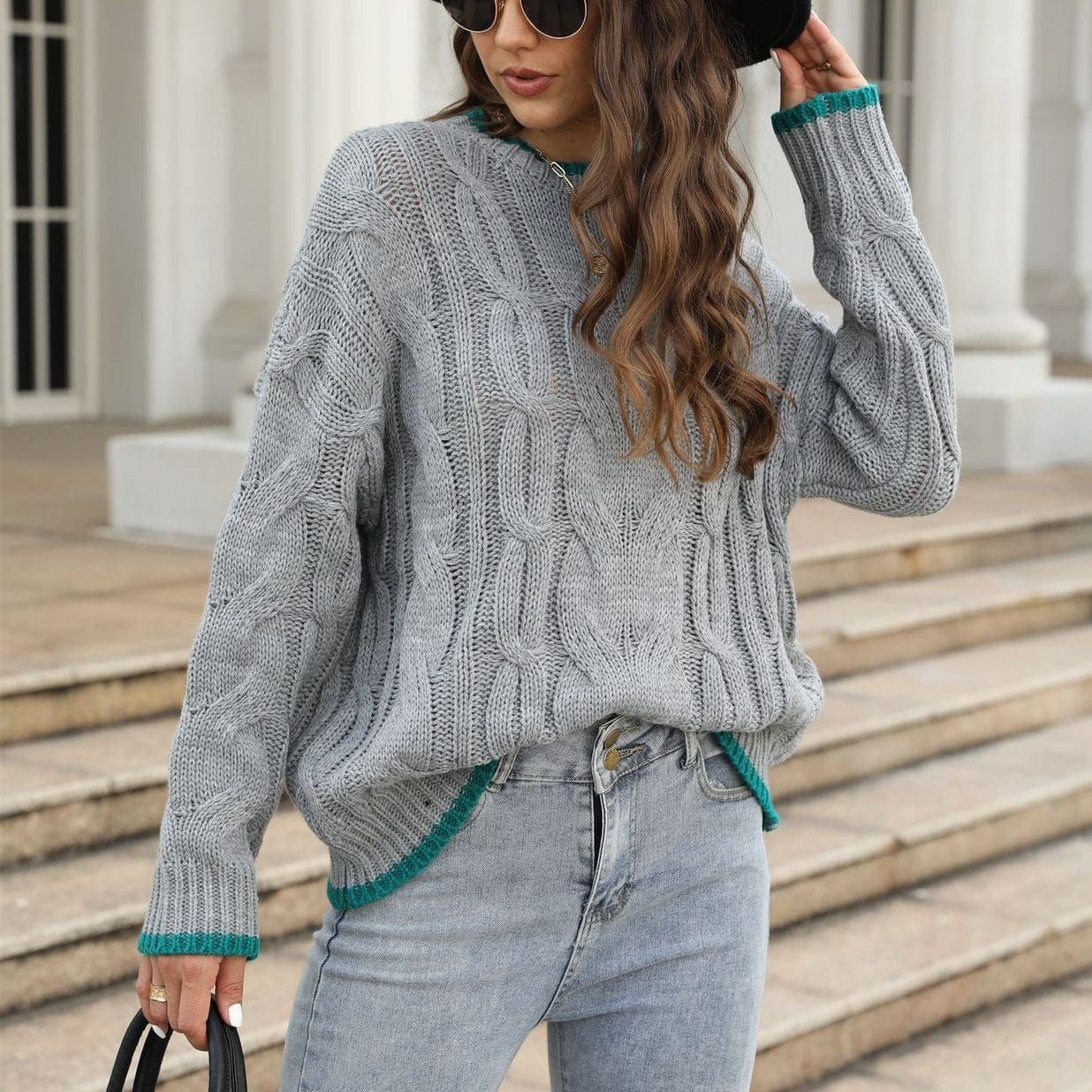 PettiCloth S / Dark Grey Morwenna Knitted Sweater
