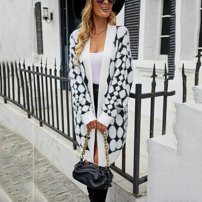 PettiCloth S / White Cleo Mink Fur Cardigan