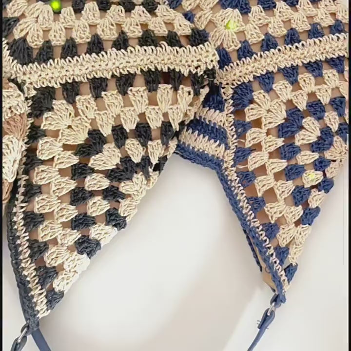Camila Woven Slouch Tote