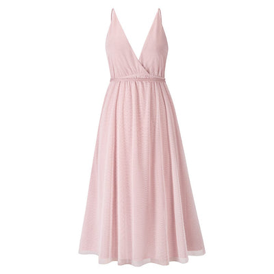 RUIGGE S / pink Lenora Boho Midi Dress