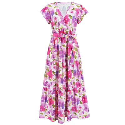RUIGGE S / Purple Kelsey Boho Maxi Dress