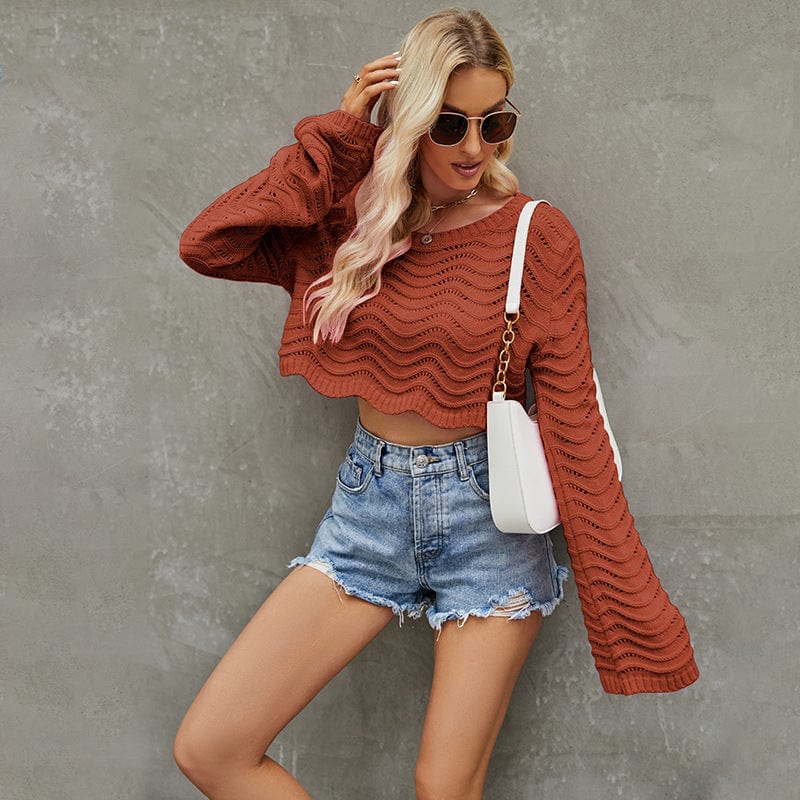 Sail Azura Cropped Sweater