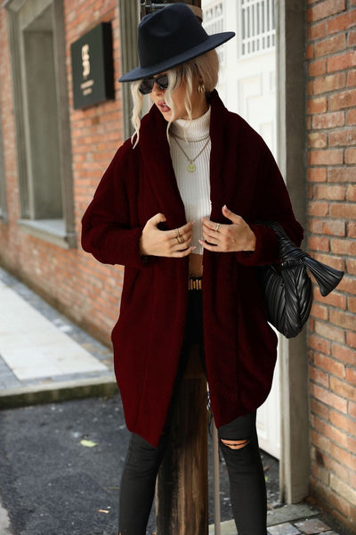 Shine Life S / Jujube Red Tempest Buckle Free Coat