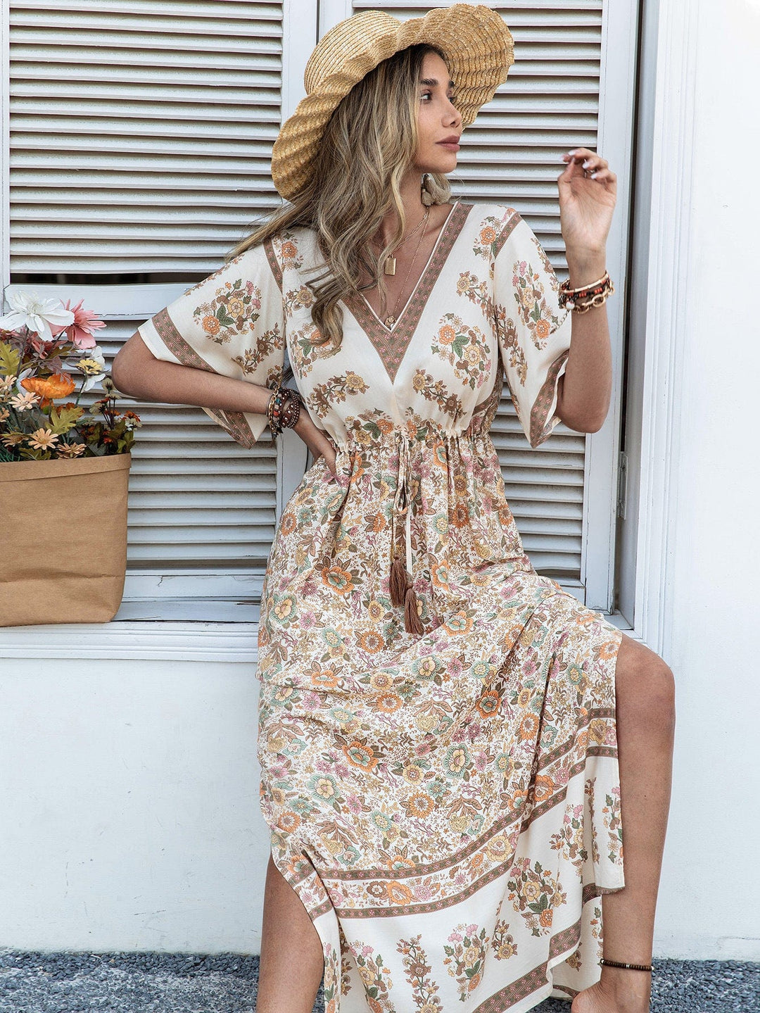 amelia floral maxi dress Amelia Boho Maxi Dress