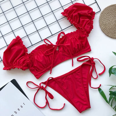 Twingo S / Red Florence Bikini Set