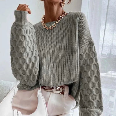 VIVIME Honeycomb Knitted Sweater