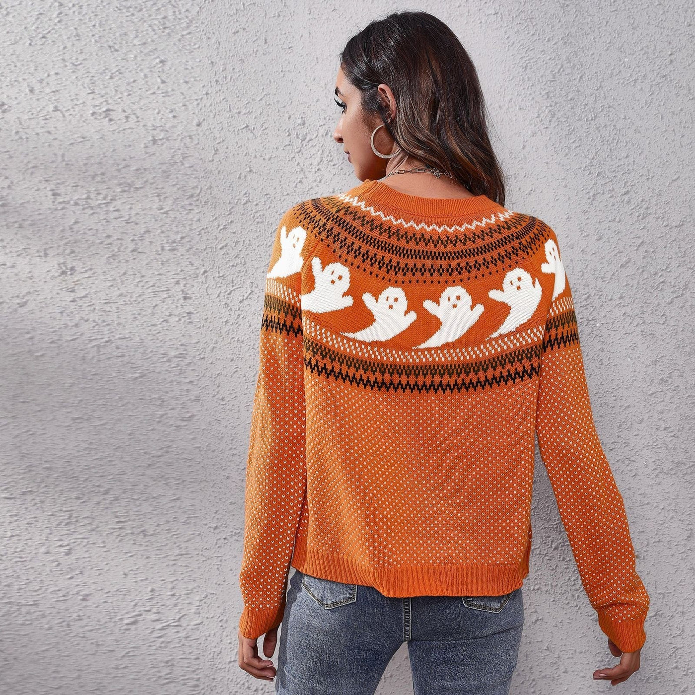 Wicked AF Halloween Knitted Sweater